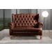 Sofá 2 lugares Imperador Chesterfield Sofá Vintage Capitonê - Couríssimo Café