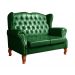 Sofá 2 lugares Imperador Chesterfield Sofá Vintage Capitonê - Couríssimo Verde