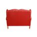 Sofá 2 lugares Imperador Chesterfield Sofá Vintage Capitonê - Couríssimo Vermelho