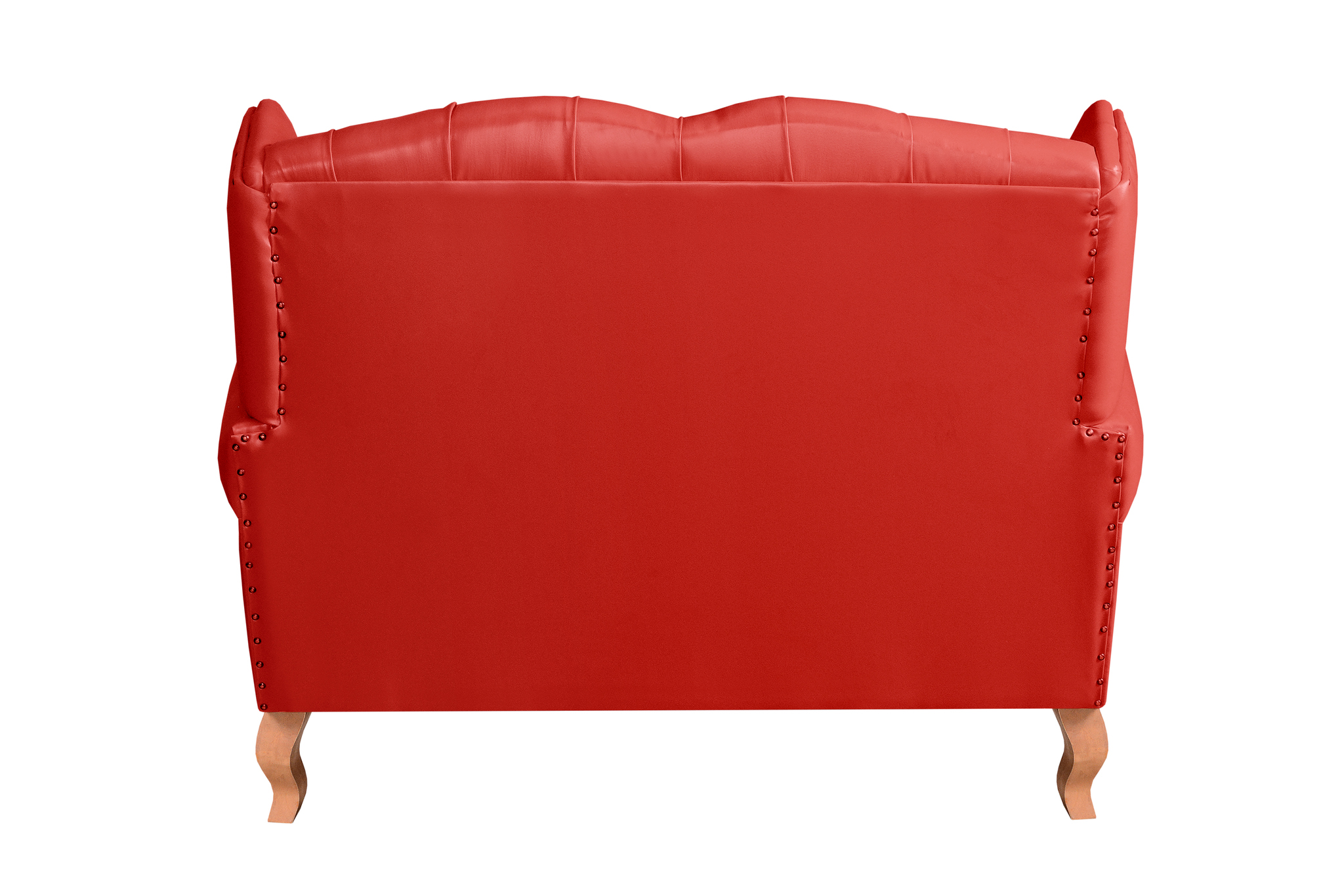 Sofá 2 lugares Imperador Chesterfield Sofá Vintage Capitonê - Couríssimo Vermelho