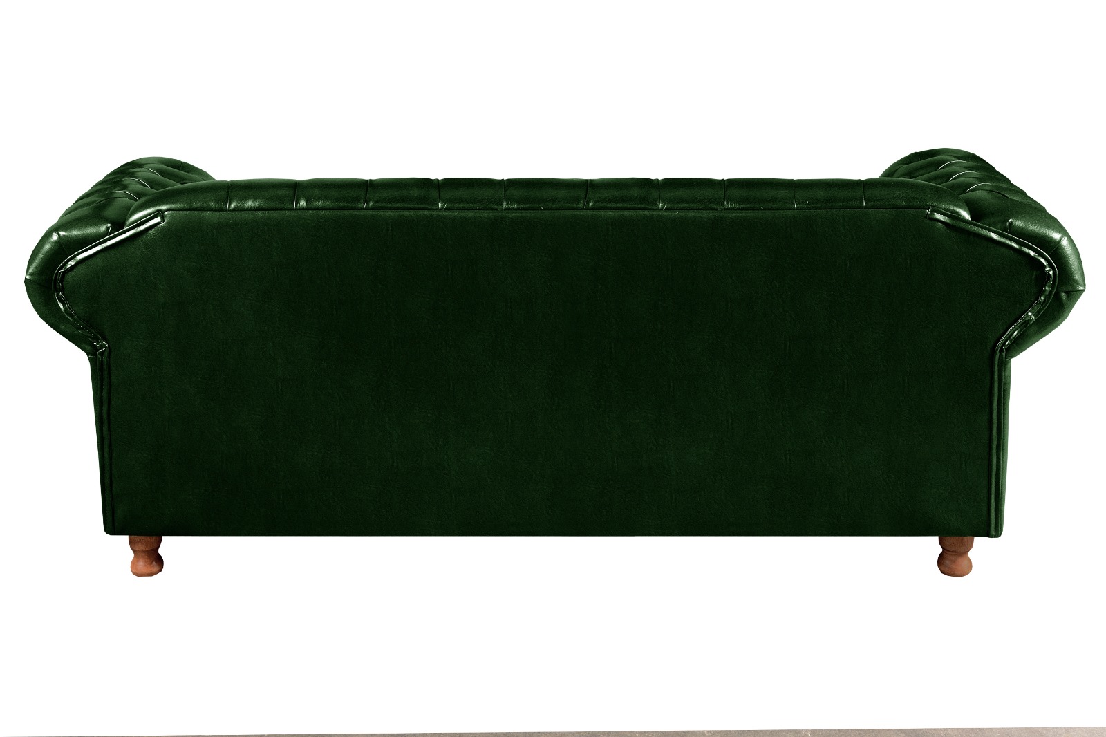Sofá 3 Lugares Chesterfield Capitonê Luís Xv Confortável - Couríssimo Verde