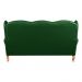 Sofá Chesterfield 3 Lugares Imperador Vintage Retrô Capitonê Couro Verde