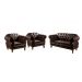 Sofá Chesterfield Capitonê 2 Lugares E 2 Poltronas Duquesa Para Sala Recepção - Couríssimo Café
