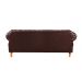 Sofá Chesterfield Capitonê 3 Lugares Duquesa Para Sala Recepção - Couríssimo Café