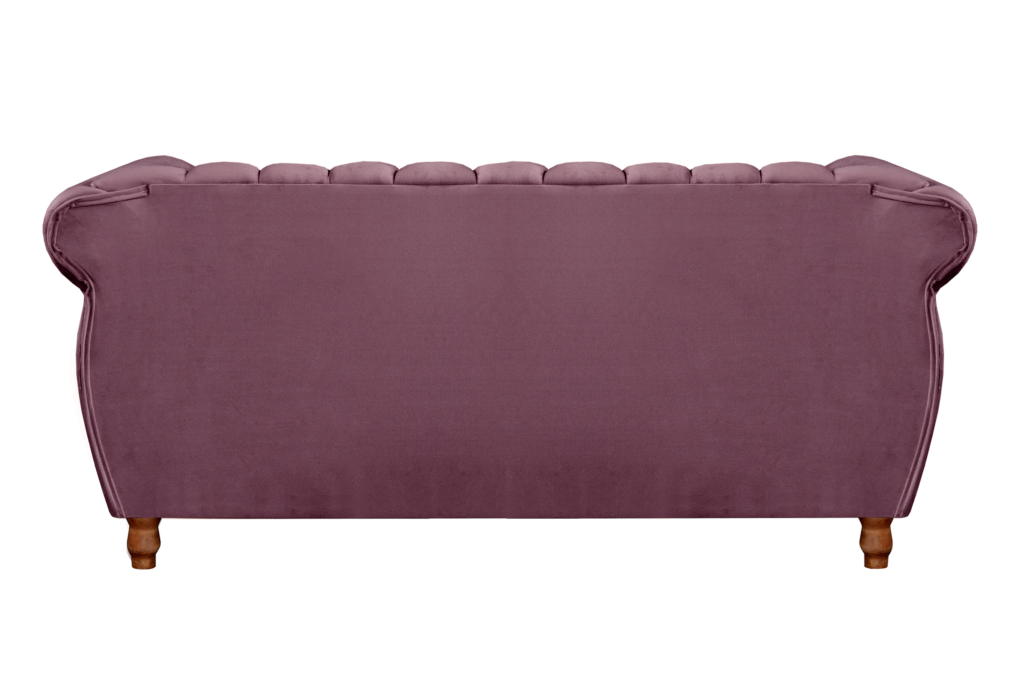 Sofá Chesterfield Realeza 3 Lugares Decoração Retrô - Veludo Roxo