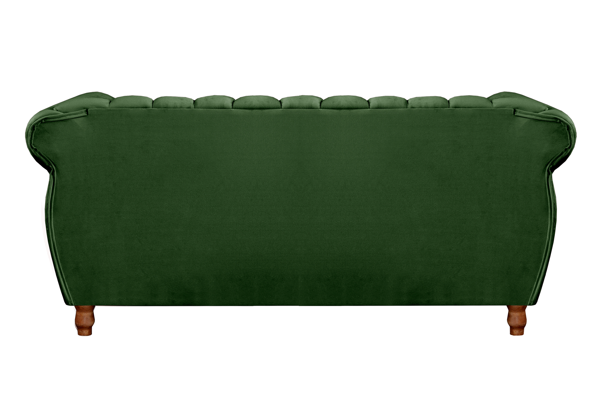 Sofá Chesterfield Realeza 3 Lugares Decoração Retrô - Veludo Verde