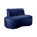 Sofá Doha Cor:Suede Azul Marinho 210