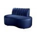 Sofá Doha Cor:Suede Azul Marinho 210