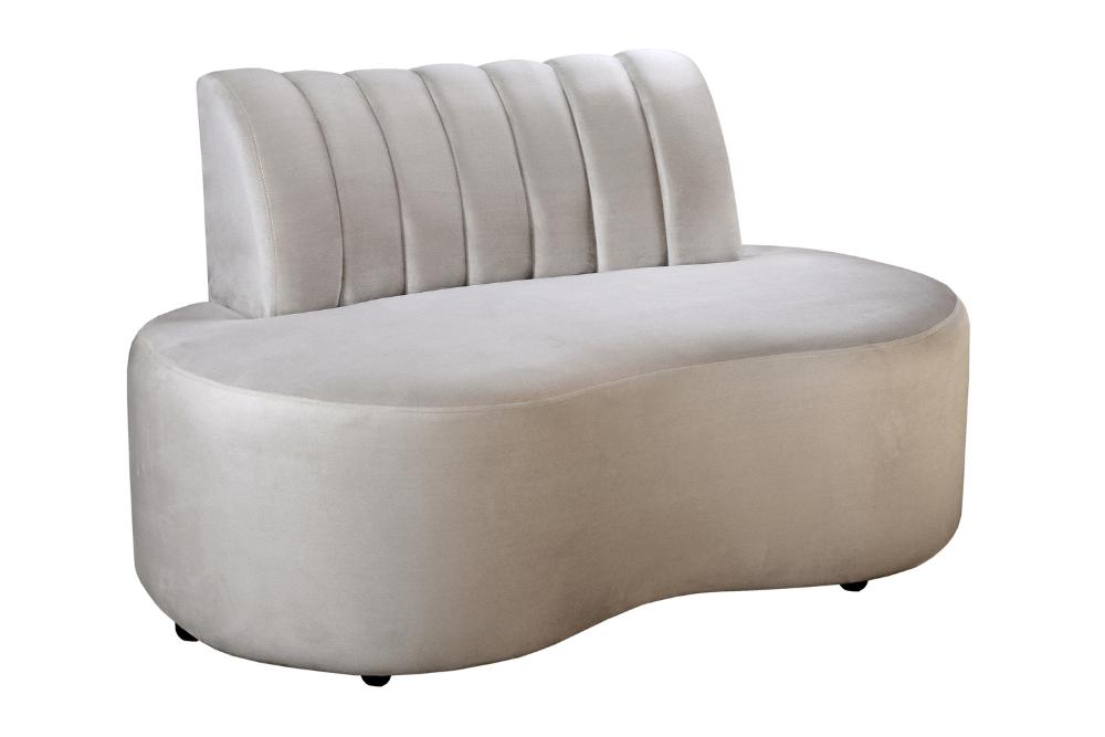 Sofá Doha Cor:Suede Bege Claro 080