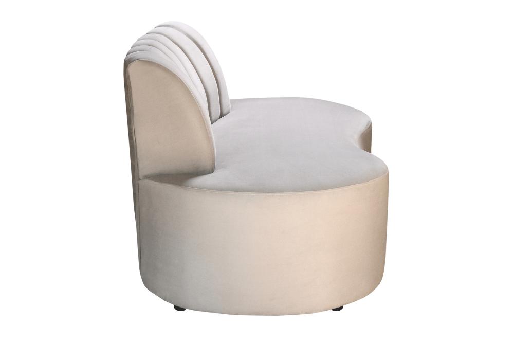 Sofá Doha Cor:Suede Bege Claro 080