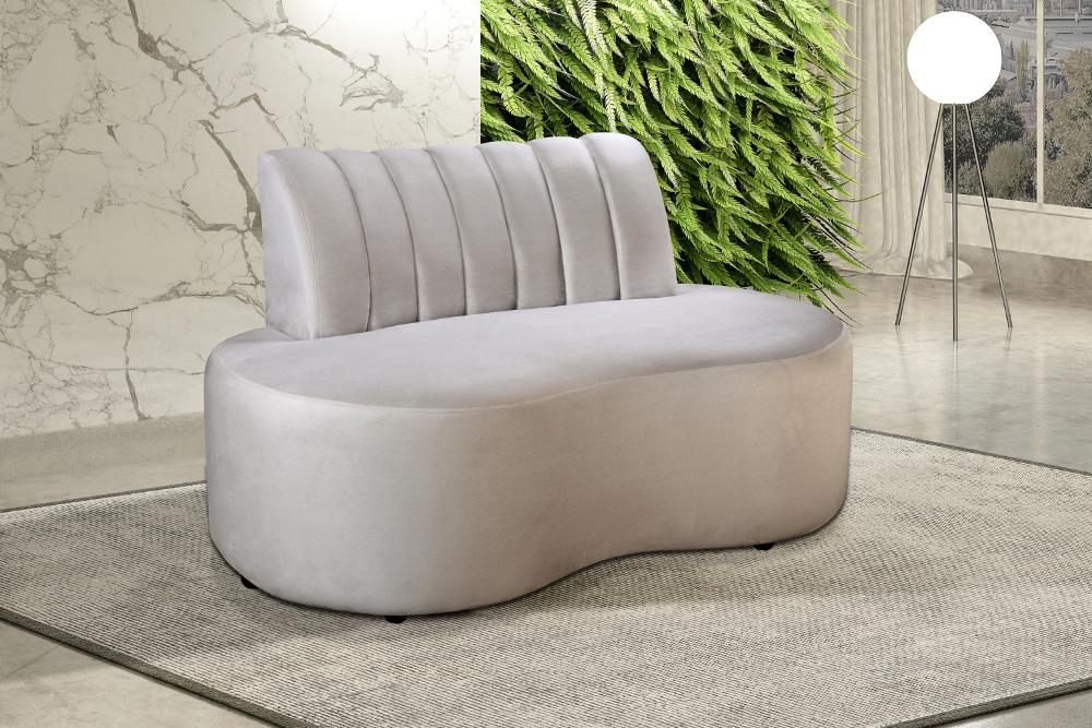 Sofá Doha Cor:Suede Bege Claro 080