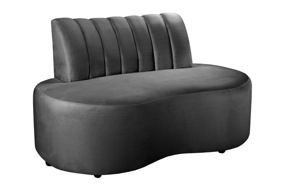 Sofá Doha Cor:Suede Cinza Grafite 220