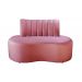 Sofá Doha Cor:Suede Rosa 280