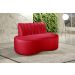 Sofá Doha Cor:Suede Vermelho 100