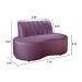 Sofá Doha Cor:Veludo Roxo 380