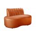 Sofá Doha Cor:Veludo Terracota 400