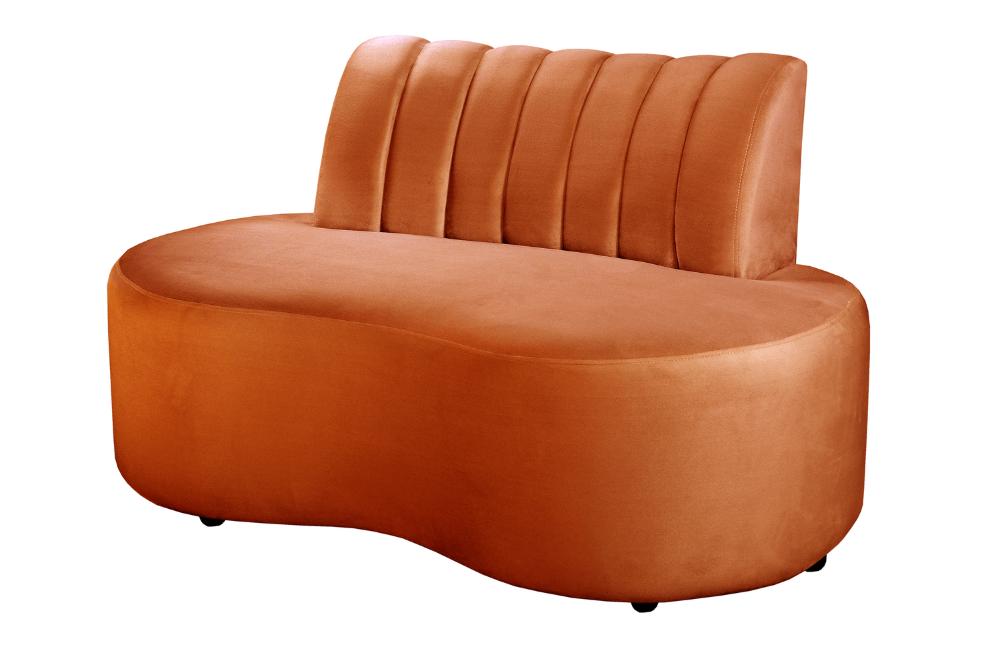 Sofá Doha Cor:Veludo Terracota 400