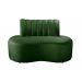 Sofá Doha Cor:Veludo Verde 270
