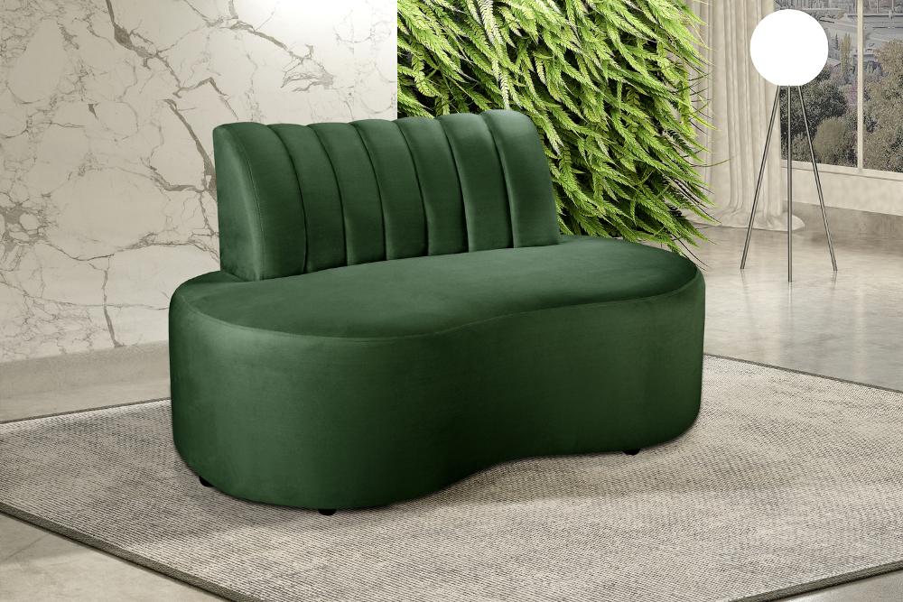 Sofá Doha Cor:Veludo Verde 270