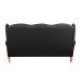 Sofá Imperador 3 Lugares Chesterfield Decoração Retrô Vintage - Courissimo Preto