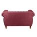 Sofá Nobreza 2 Lugares Cor:Suede Bordô 110