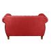 Sofá Nobreza 2 Lugares Cor:Suede Vermelho 100