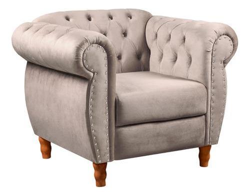 Sofá Nobreza Poltrona Chesterfield Vintage Retrô Clássico