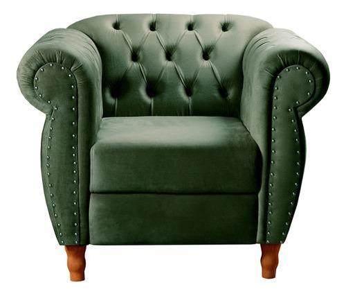 Sofá Nobreza Poltrona Chesterfield Vintage Retrô Clássico