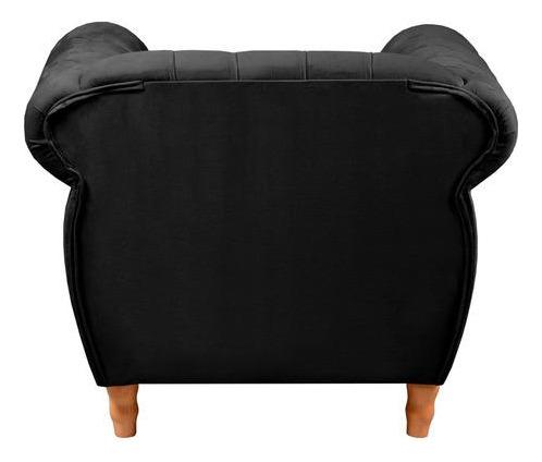Sofá Nobreza Poltrona Chesterfield Vintage Retrô Clássico