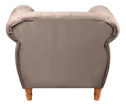 Sofá Nobreza Poltrona Chesterfield Vintage Retrô Clássico
