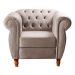 Sofá Nobreza Poltrona Chesterfield Vintage Retrô Clássico