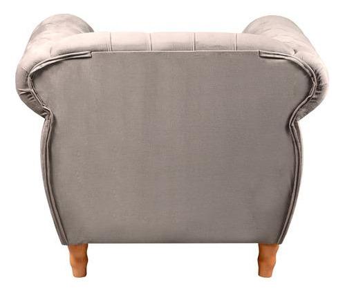 Sofá Nobreza Poltrona Chesterfield Vintage Retrô Clássico