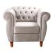 Sofá Nobreza Poltrona Chesterfield Vintage Retrô Clássico