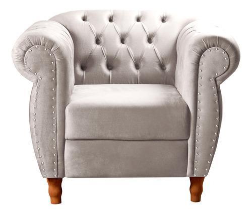 Sofá Nobreza Poltrona Chesterfield Vintage Retrô Clássico
