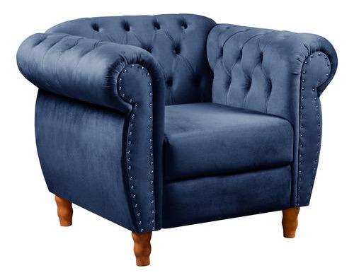 Sofá Nobreza Poltrona Chesterfield Vintage Retrô Clássico