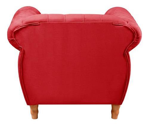 Sofá Nobreza Poltrona Chesterfield Vintage Retrô Clássico