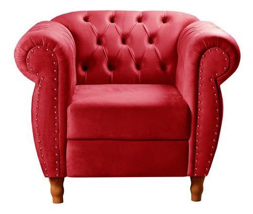 Sofá Nobreza Poltrona Chesterfield Vintage Retrô Clássico