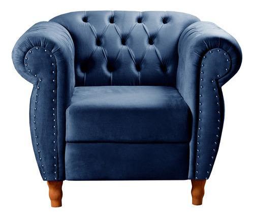 Sofá Nobreza Poltrona Chesterfield Vintage Retrô Clássico