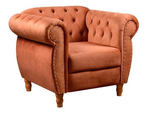 Sofá Nobreza Poltrona Chesterfield Vintage Retrô Clássico