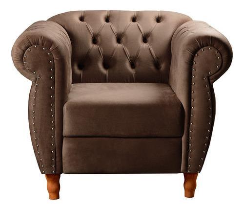 Sofá Nobreza Poltrona Chesterfield Vintage Retrô Clássico