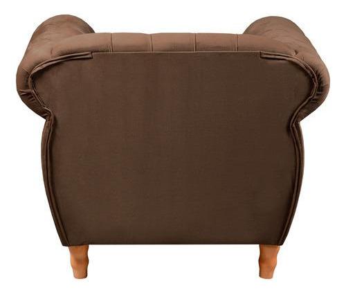 Sofá Nobreza Poltrona Chesterfield Vintage Retrô Clássico