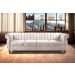 Sofá Realeza 4 Lugares Cor:Suede Bege Claro 080