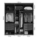 Guarda-Roupa Casal Inovatto 2 Portas 6 Gavetas Branco