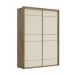 Guarda-Roupa Casal Qualita Flex 2 Portas 3 Gavetas Carvalho e Off White