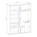 Guarda-Roupa Casal com Espelho Eleganza 2 Portas 3 Gavetas Branco