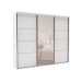 Guarda-Roupa Casal com Espelho Eleganza ll 3 Portas 6 Gavetas Branco