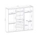 Guarda-Roupa Casal com Espelho Luminum ll 3 Portas 6 Gavetas Branco