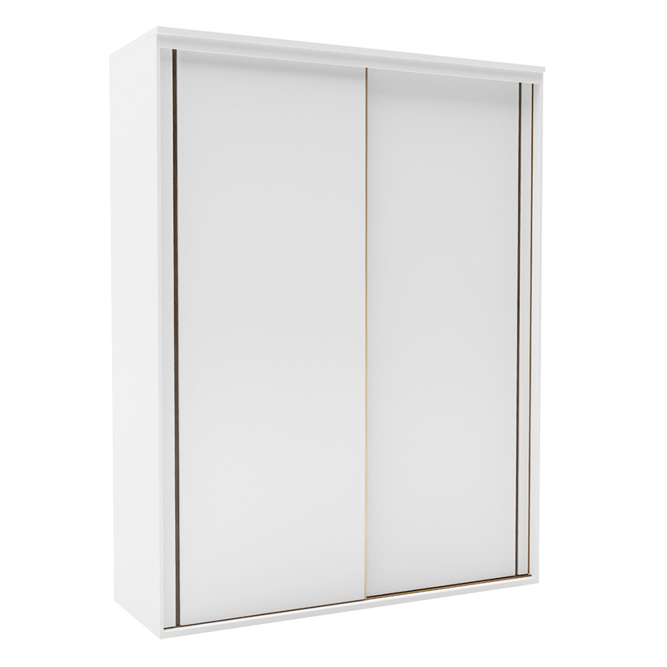 Guarda-Roupa Solteiro Inovatto 2 Portas 3 Gavetas Branco