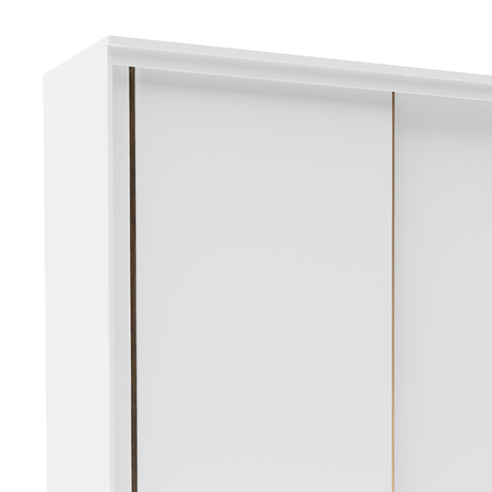 Guarda-Roupa Solteiro Inovatto 2 Portas 3 Gavetas Branco