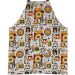 Avental Estampado com Bolso 65x80cm Coffe